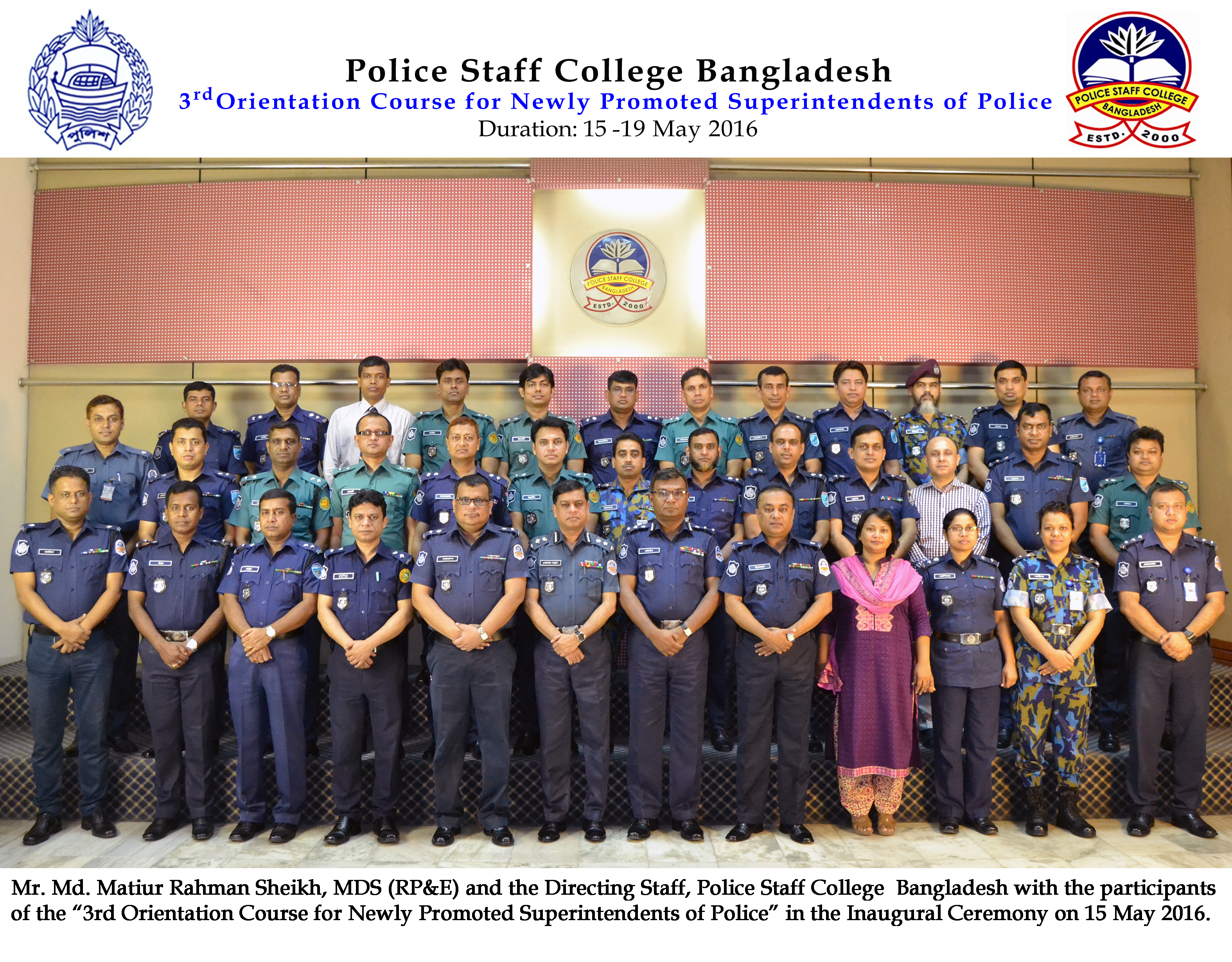 Participant of Newly Promoted SP (4th Batch)
