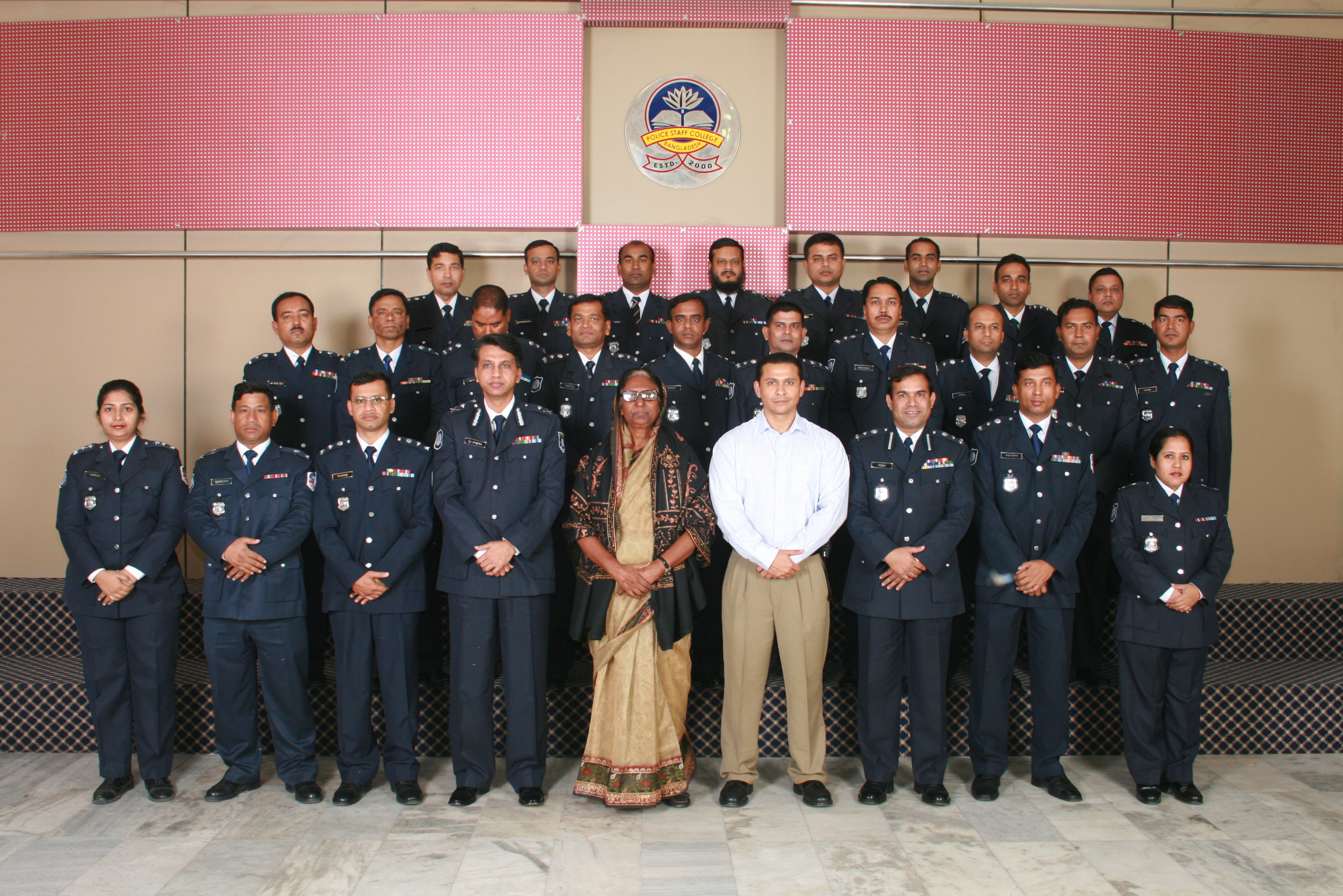 Participant of 9th Police Management Certificate Course. 